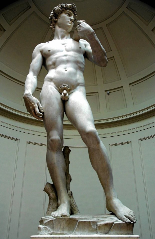Dawid Michała Anioła eksponowany we florenckiej Galleria dell'Accademia